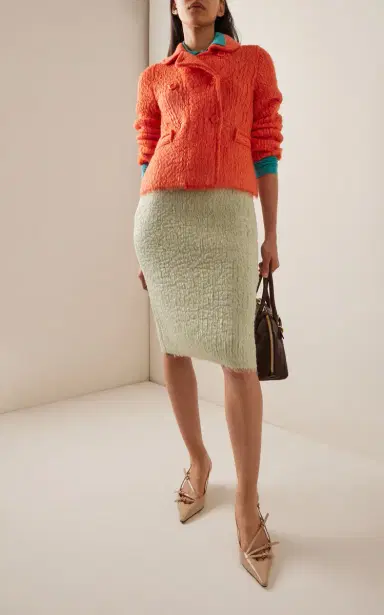 Miu Miu Tailored Mohair-Wool Jacket | Thumbnail 3 Miu Miu Tailored Mohair-Wool Jacket | Thumbnail 3