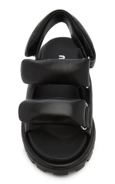 Miu Miu Lifestyle Puffy Leather Sandals | Thumbnail 3