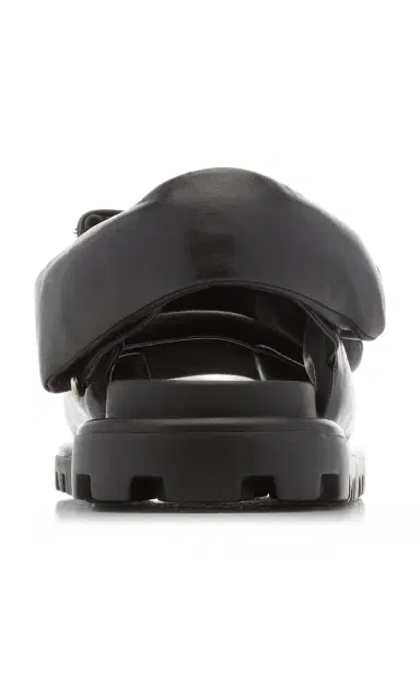 Miu Miu Lifestyle Puffy Leather Sandals | Thumbnail 5