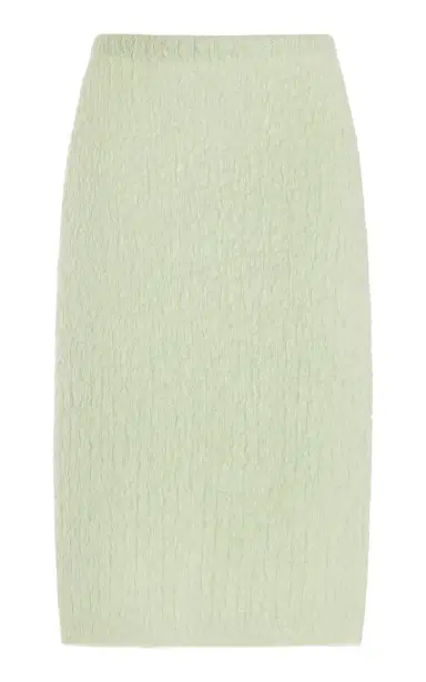 Miu Miu Mohair-Wool Midi Skirt | Thumbnail 1 Miu Miu Mohair-Wool Midi Skirt | Thumbnail 1