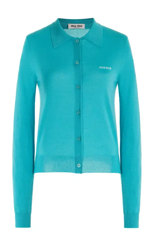 Miu Miu Cashmere-Silk Cardigan