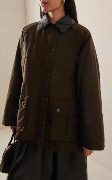 Miu Miu Padded Waxed Cotton Jacket | Thumbnail 3