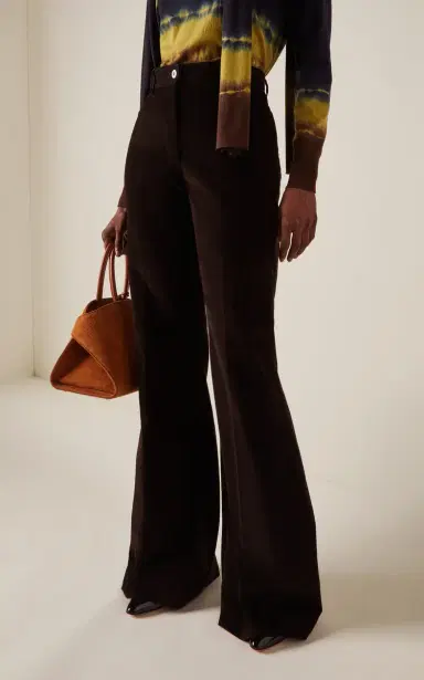 Ferragamo Sport Cotton-Blend Flared Pants | Thumbnail 3 Ferragamo Sport Cotton-Blend Flared Pants | Thumbnail 3
