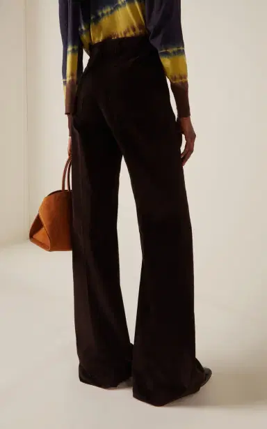 Ferragamo Sport Cotton-Blend Flared Pants | Thumbnail 4 Ferragamo Sport Cotton-Blend Flared Pants | Thumbnail 4