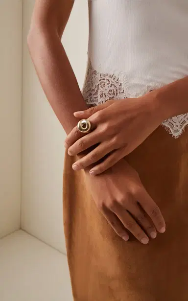 Bea Bongiasca Tarallo Loop Ring 9K Yellow Gold | Thumbnail 2