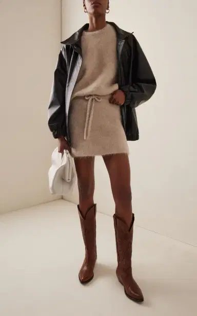 Golden Goose Wish Star Embroidered Leather Western Boots | Thumbnail 2 Golden Goose Wish Star Embroidered Leather Western Boots | Thumbnail 2