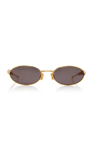 Bottega Veneta Sardine Round-Frame Metal Sunglasses | Thumbnail 5 Bottega Veneta Sardine Round-Frame Metal Sunglasses | Thumbnail 5