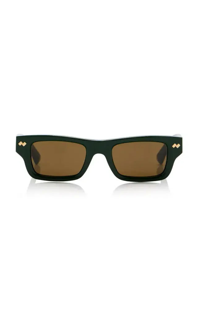 Square-Frame Acetate Sunglasses