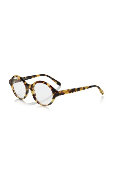 Loewe Epsilon Slim Round-Frame Acetate Glasses | Thumbnail 3