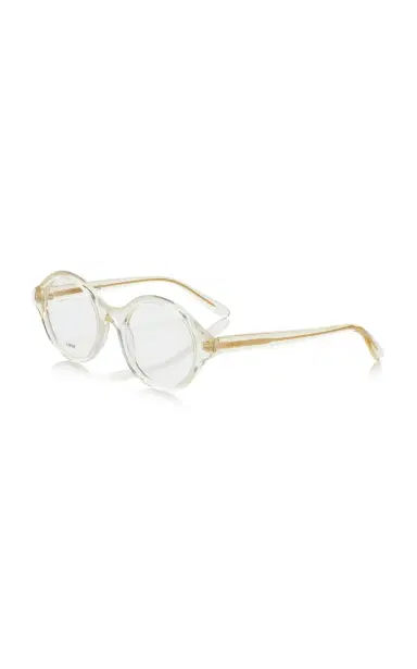 Loewe Epsilon Slim Round-Frame Acetate Glasses | Thumbnail 3