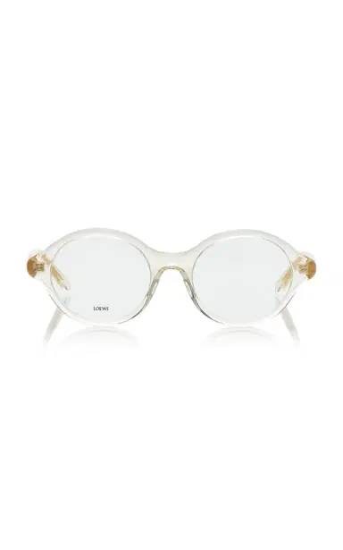 Loewe Epsilon Slim Round-Frame Acetate Glasses | Thumbnail 1