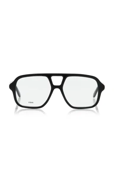 Loewe Slim Aviator-Frame Acetate Glasses | Thumbnail 1 Loewe Slim Aviator-Frame Acetate Glasses | Thumbnail 1