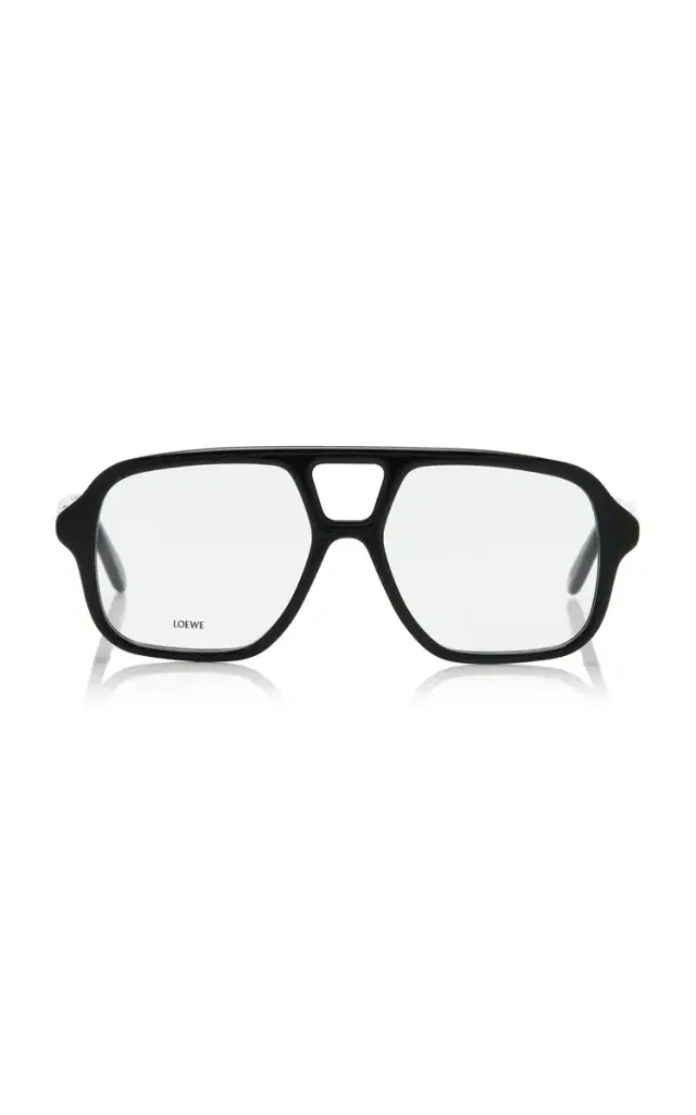 Loewe Slim Aviator-Frame Acetate Glasses