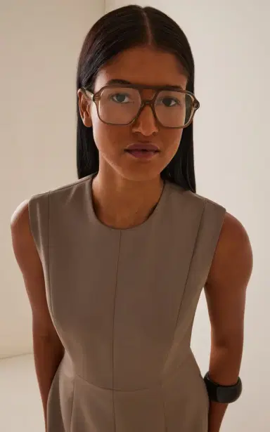 Loewe Slim Aviator-Frame Acetate Glasses | Thumbnail 2 Loewe Slim Aviator-Frame Acetate Glasses | Thumbnail 2