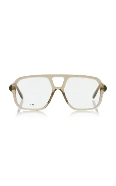 Loewe Slim Aviator-Frame Acetate Glasses | Thumbnail 4 Loewe Slim Aviator-Frame Acetate Glasses | Thumbnail 4