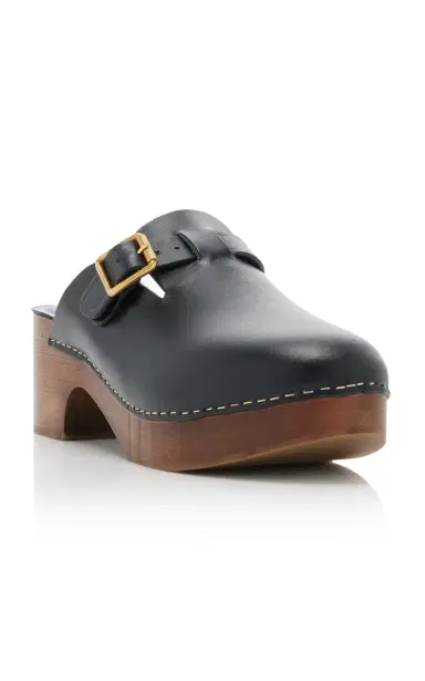 Golden Goose Buckle-Detailed Leather Clogs | Thumbnail 4 Golden Goose Buckle-Detailed Leather Clogs | Thumbnail 4