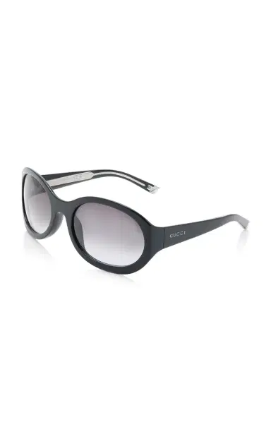 Gucci Round-Frame Acetate Sunglasses | Thumbnail 3