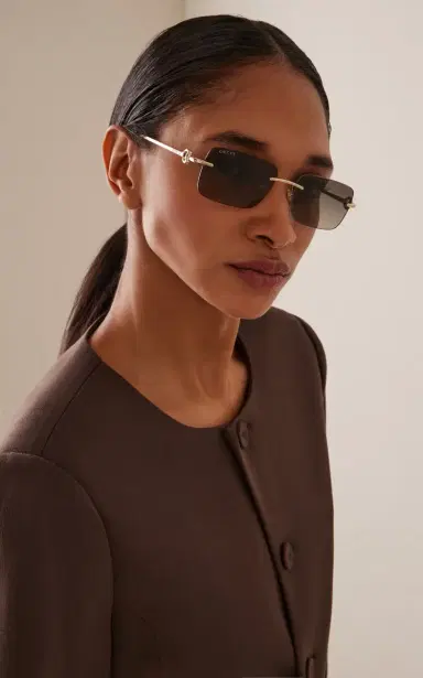 Gucci Horsebit Square-Frame Metal Sunglasses | Thumbnail 2 Gucci Horsebit Square-Frame Metal Sunglasses | Thumbnail 2