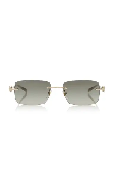 Gucci Horsebit Square-Frame Metal Sunglasses | Thumbnail 1 Gucci Horsebit Square-Frame Metal Sunglasses | Thumbnail 1
