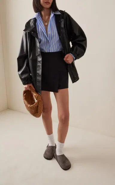 Moncler Wool-Cashmere Mini Skort | Thumbnail 2