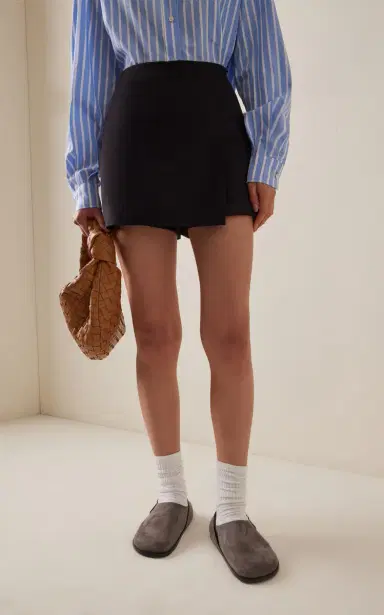Moncler Wool-Cashmere Mini Skort | Thumbnail 3