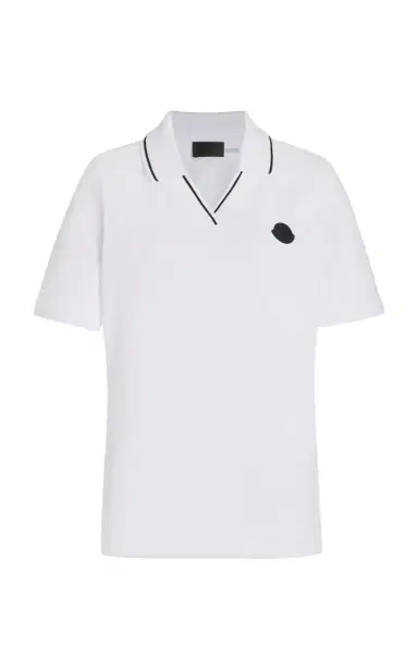Moncler Cotton-Pique Polo Shirt | Thumbnail 1