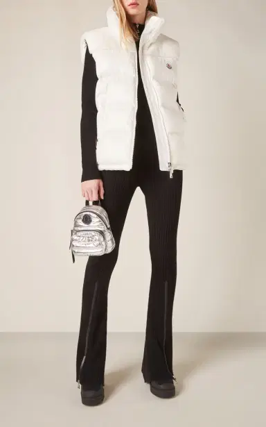 Moncler Zipped Flared-Leg Knit Ski Pants | Thumbnail 2