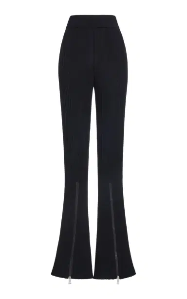 Moncler Zipped Flared-Leg Knit Ski Pants | Thumbnail 1