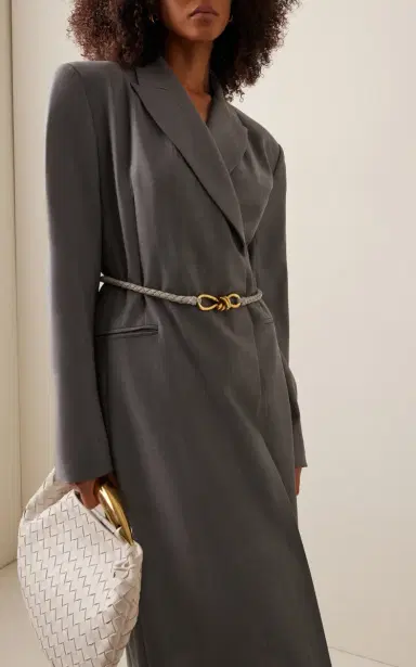 Bottega Veneta Andiamo Intreccio Leather Belt | Thumbnail 2 Bottega Veneta Andiamo Intreccio Leather Belt | Thumbnail 2