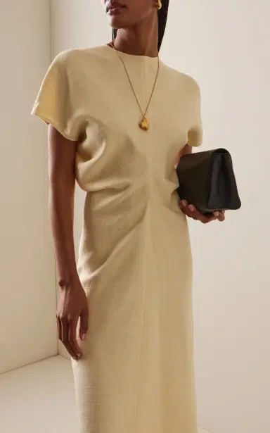 Toteme Slouch Waist Dress | Thumbnail 3
