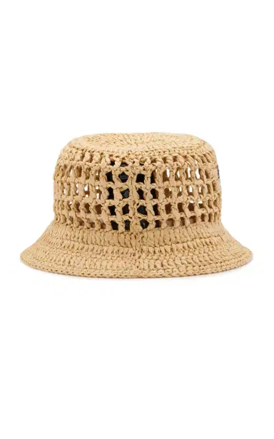 Prada Raffia Bucket Hat | Thumbnail 3 Prada Raffia Bucket Hat | Thumbnail 3