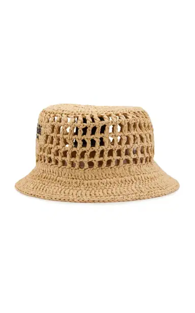 Prada Raffia Bucket Hat | Thumbnail 5 Prada Raffia Bucket Hat | Thumbnail 5
