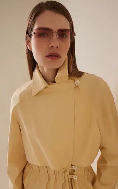 Bottega Veneta Rimless Square-Frame Metal Sunglasses | Thumbnail 2 Bottega Veneta Rimless Square-Frame Metal Sunglasses | Thumbnail 2