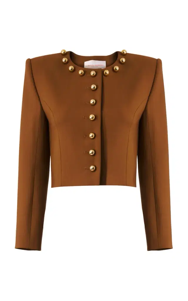 Carolina Herrera Cropped Wool Jacket