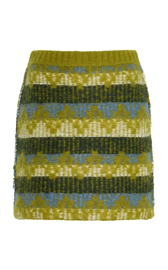 ESCVDO Salkantay Alpaca-Wool Mini Skirt