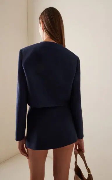 Prada Cropped Jacket | Thumbnail 4 Prada Cropped Jacket | Thumbnail 4