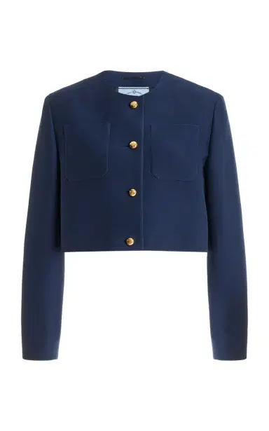 Prada Cropped Jacket | Thumbnail 6 Prada Cropped Jacket | Thumbnail 6