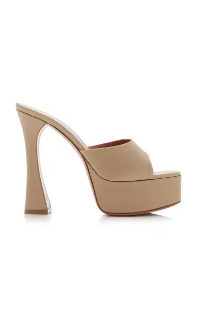 Amina Muaddi Dalida Satin Platform Mules | Thumbnail 6 Amina Muaddi Dalida Satin Platform Mules | Thumbnail 6