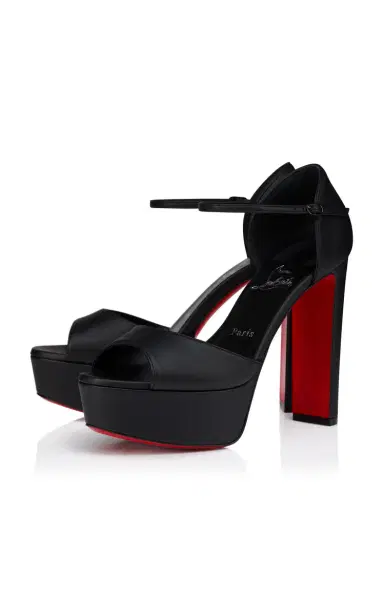 Christian Louboutin Sandaloo 130mm Leather Platform Sandals | Thumbnail 3
