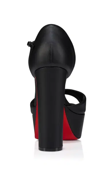 Christian Louboutin Sandaloo 130mm Leather Platform Sandals | Thumbnail 4