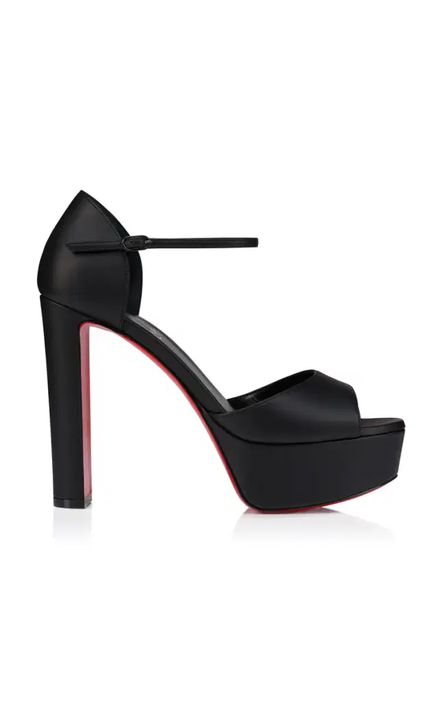Sandaloo 130mm Leather Platform Sandals