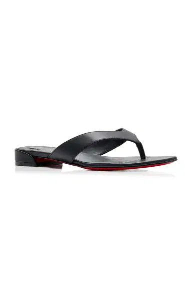 Christian Louboutin Sweet Janetonga Leather Thong Sandals | Thumbnail 5