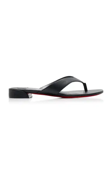 Christian Louboutin Sweet Janetonga Leather Thong Sandals | Thumbnail 6
