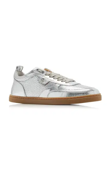 Christian Louboutin Tutti Rui Metallic Leather Sneakers | Thumbnail 5 Christian Louboutin Tutti Rui Metallic Leather Sneakers | Thumbnail 5