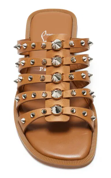 Christian Louboutin Charja Studded Leather Sandals | Thumbnail 3 Christian Louboutin Charja Studded Leather Sandals | Thumbnail 3