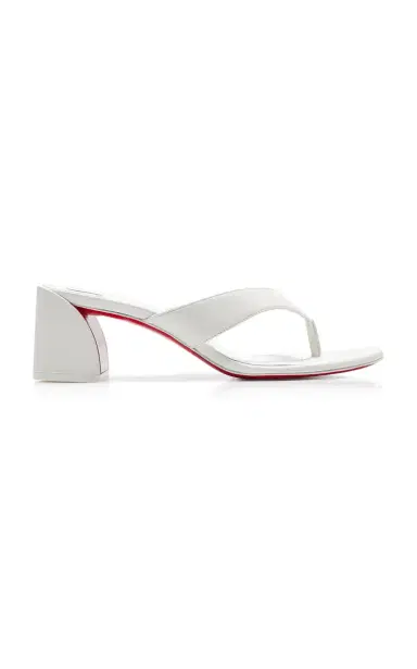 Christian Louboutin Janetonga 55mm Leather Thong Sandals | Thumbnail 1 Christian Louboutin Janetonga 55mm Leather Thong Sandals | Thumbnail 1