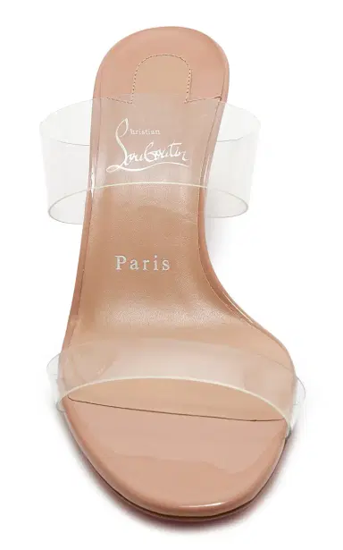 Christian Louboutin Just Nothing 55mm Patent PVC Sandals | Thumbnail 3 Christian Louboutin Just Nothing 55mm Patent PVC Sandals | Thumbnail 3