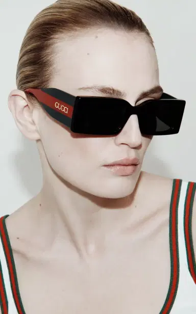 Gucci Square-Frame Acetate Sunglasses | Thumbnail 2