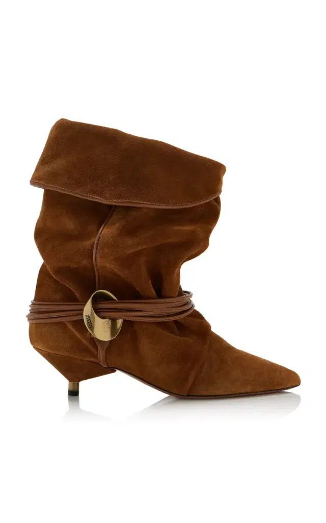 Edrika Suede Boots - Brown