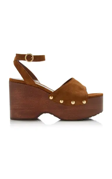 Gianvito Rossi Suede Platform Sandals | Thumbnail 1
